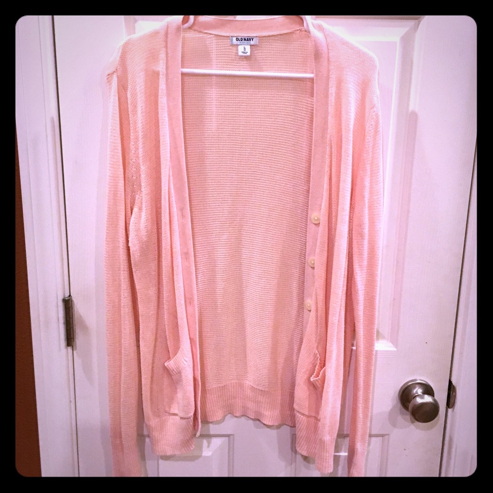 Old Navy Lightweight Peach Cardigan
